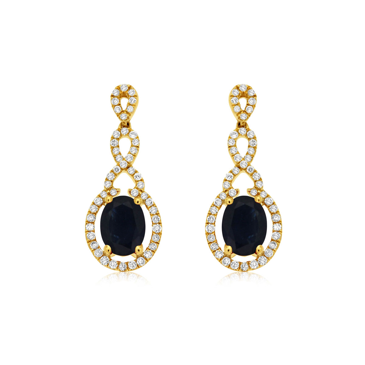 Sapphire & Diamond Earring, Royal C7679SP