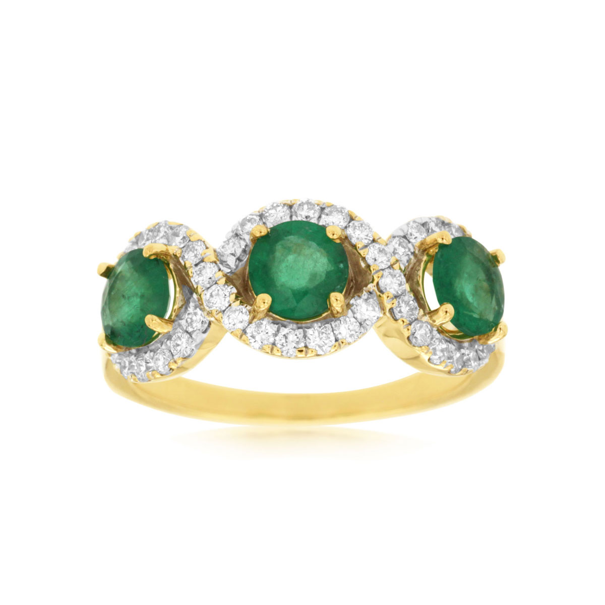 Emerald & Diamond Ring, Royal C7920EM
