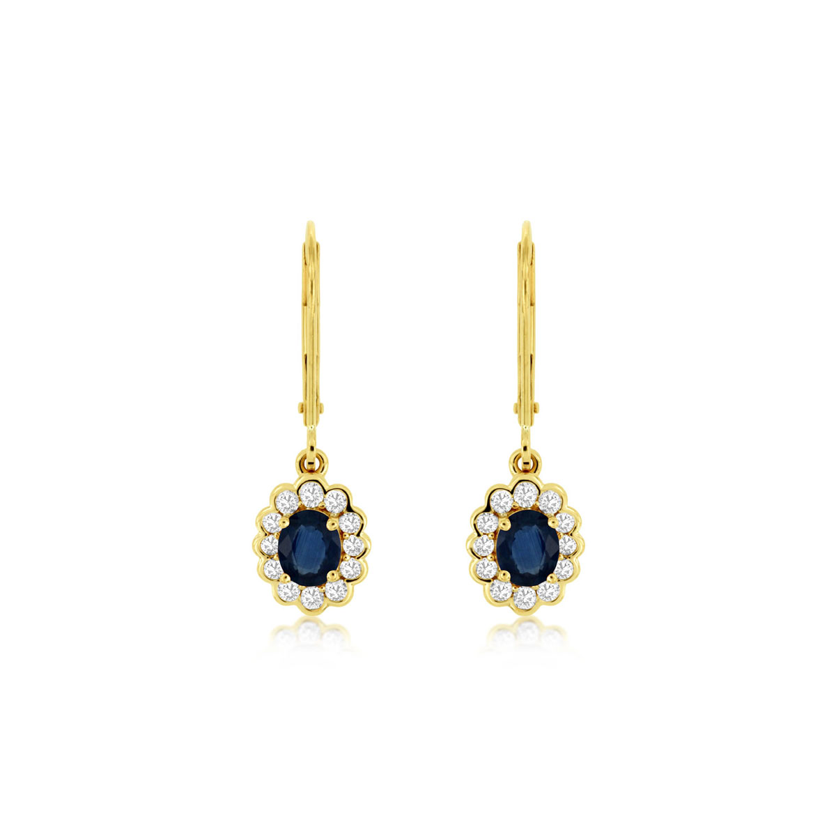 Sapphire & Diamond Earring, Royal C8236SP