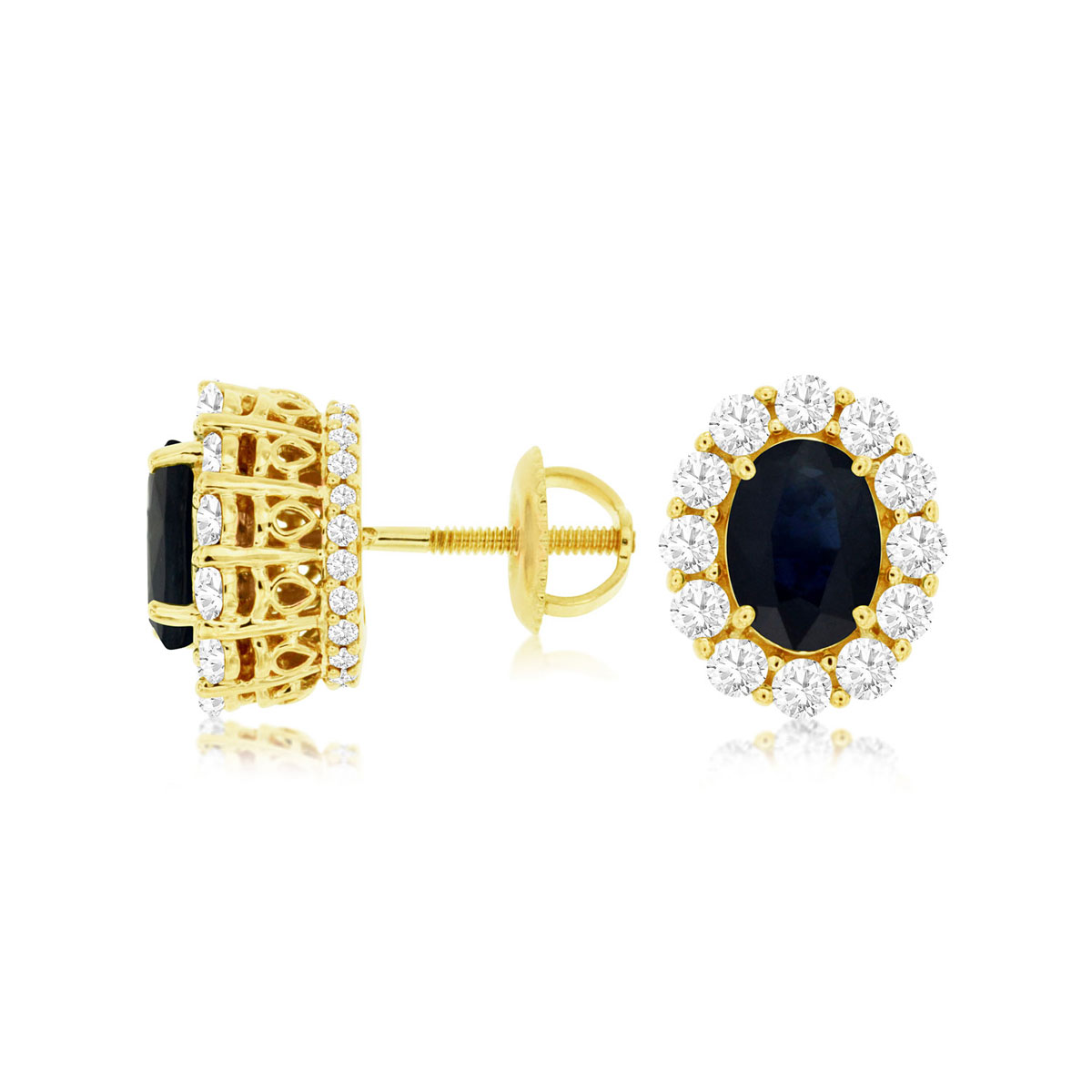 Sapphire & Diamond Earring, Royal C8426SP