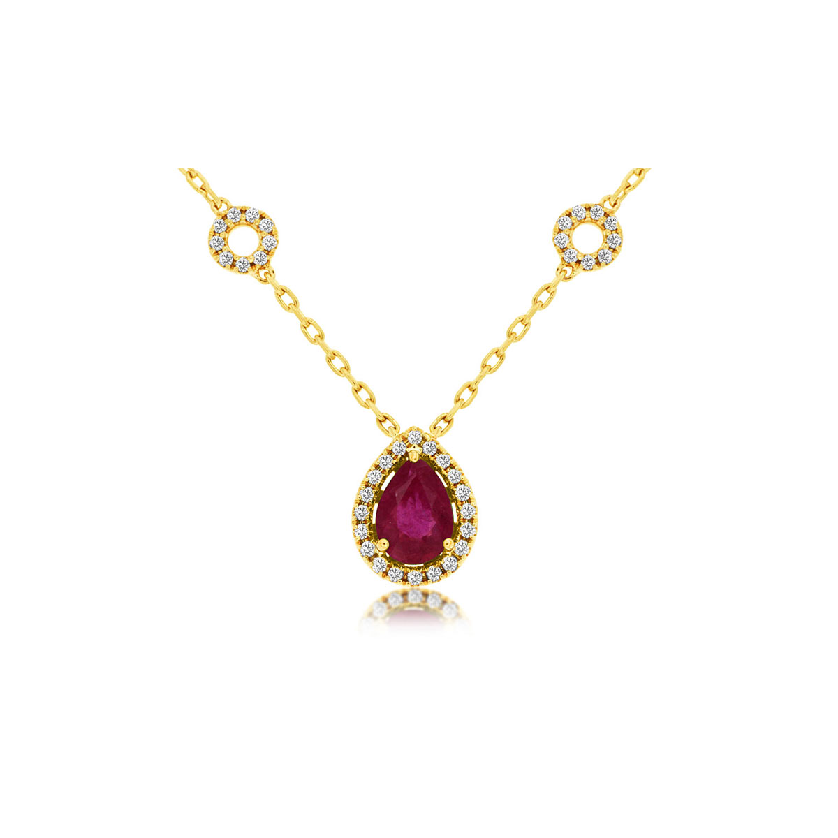 Ruby & Diamond Necklace, Royal C8697RB