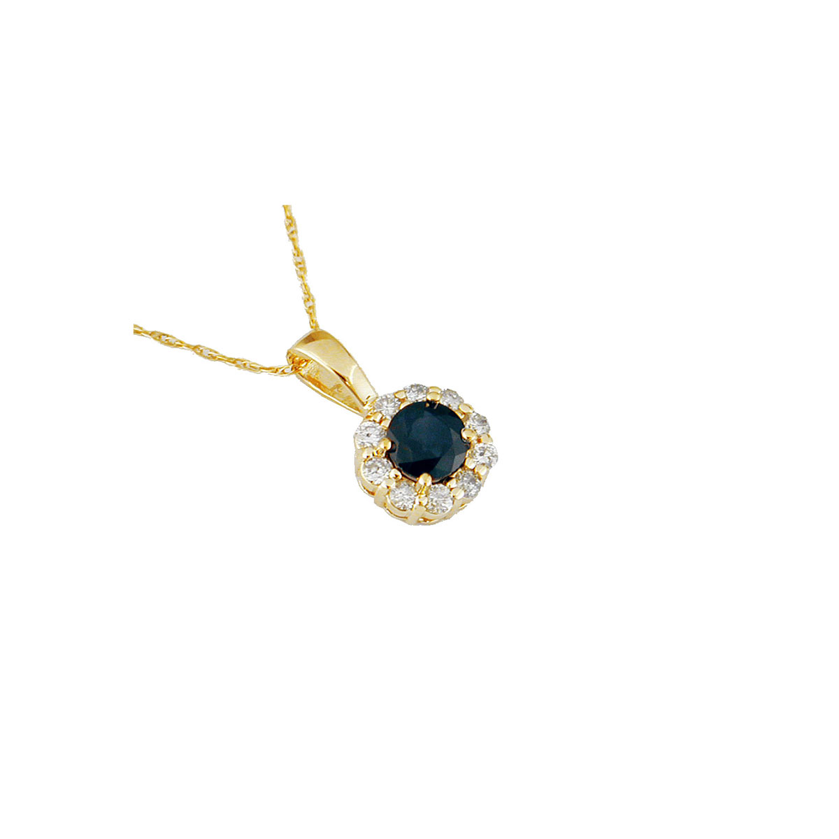 Sapphire & Diamond Pendant, Royal P3762SP