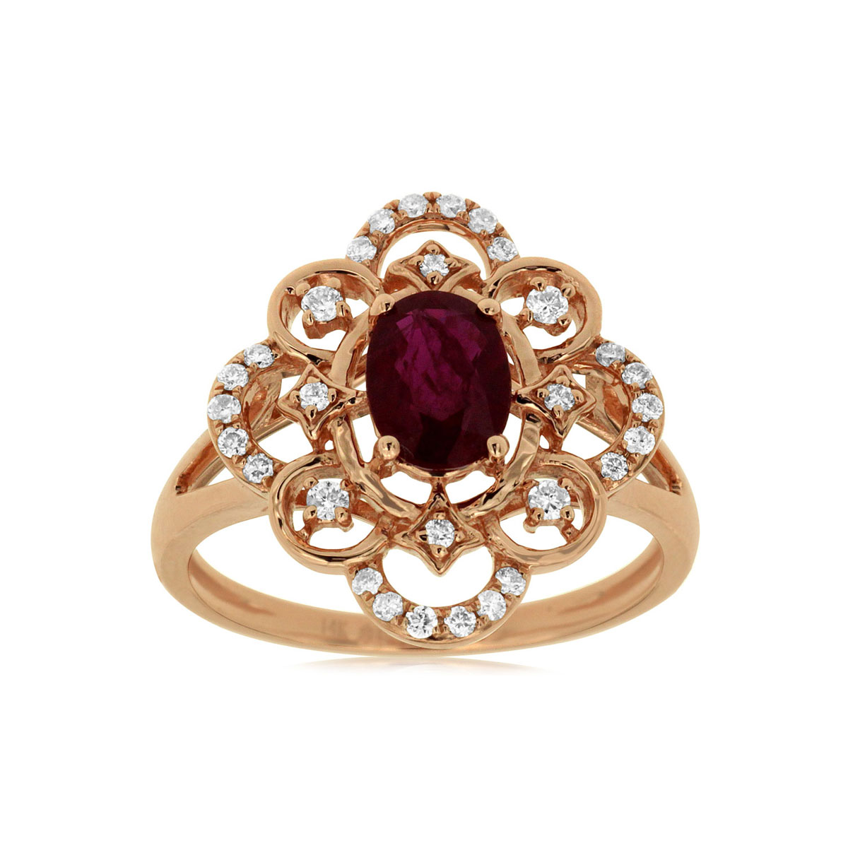 Ruby & Diamond Ring, Royal PC7763R
