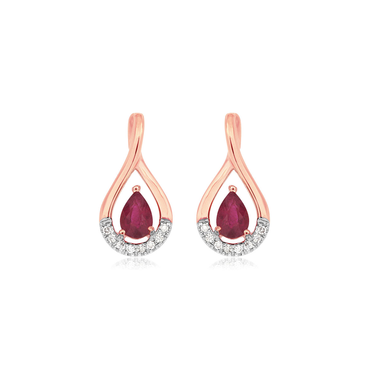 Ruby & Diamond Earring, Royal PE3861R