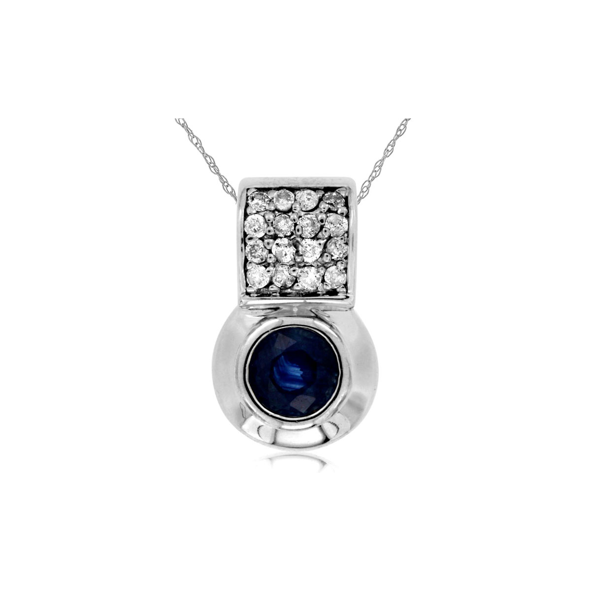 Sapphire & Diamond Pendant, Royal W3382SP