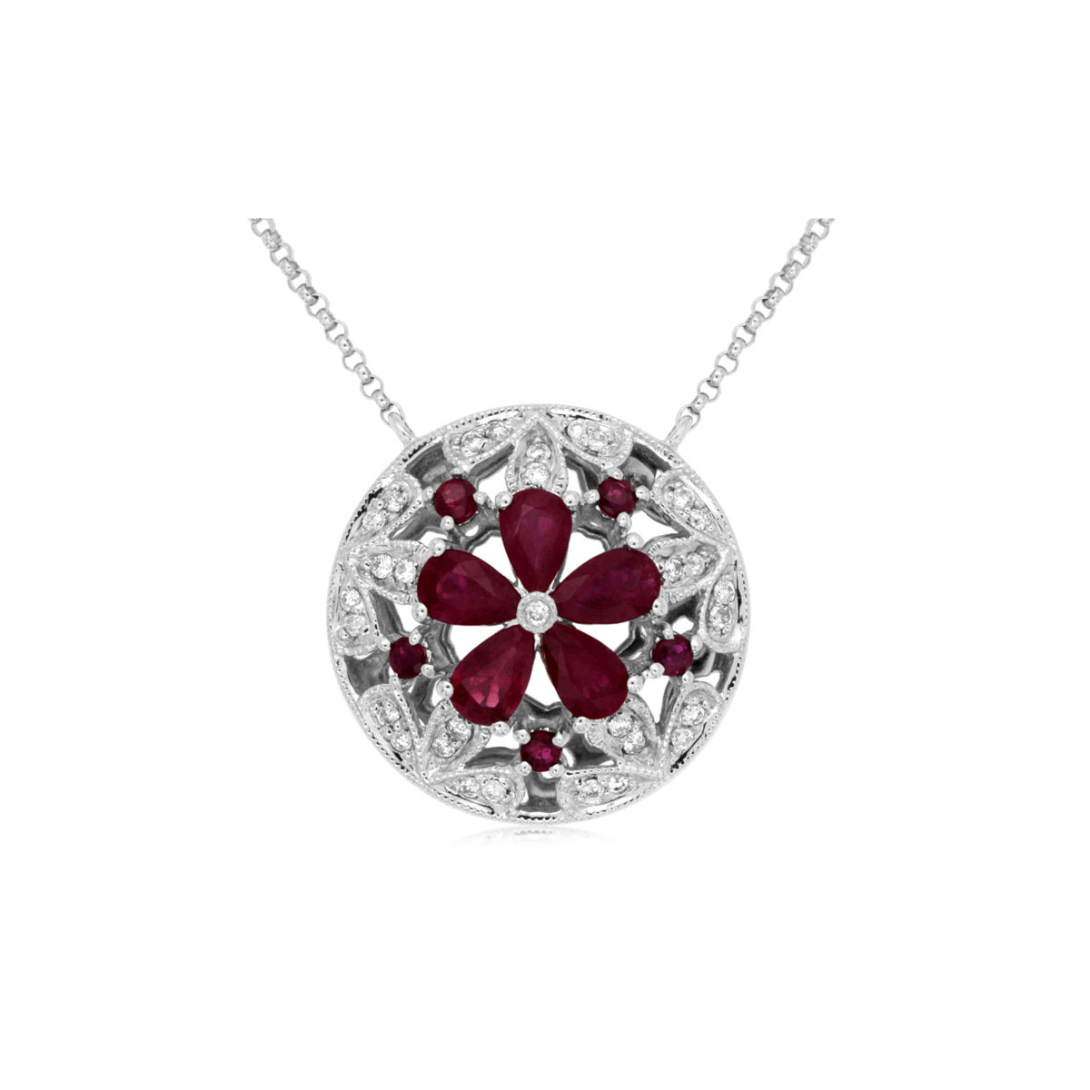 Ruby & Diamond Necklace, Royal WC2757R