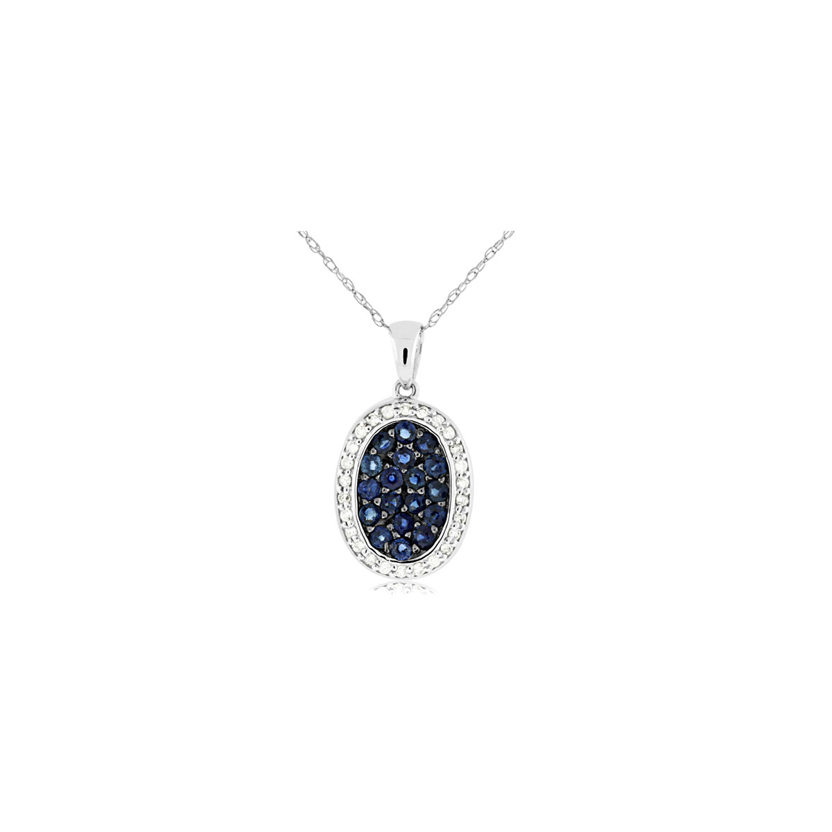 Sapphire & Diamond Pendant, Royal WC4362S