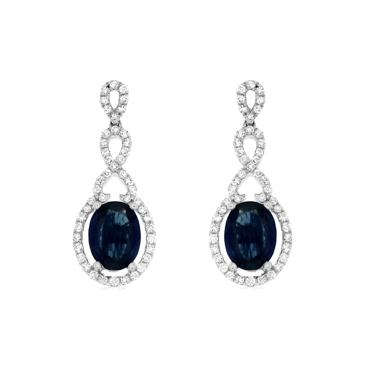Sapphire & Diamond Earring, Royal WC7679S