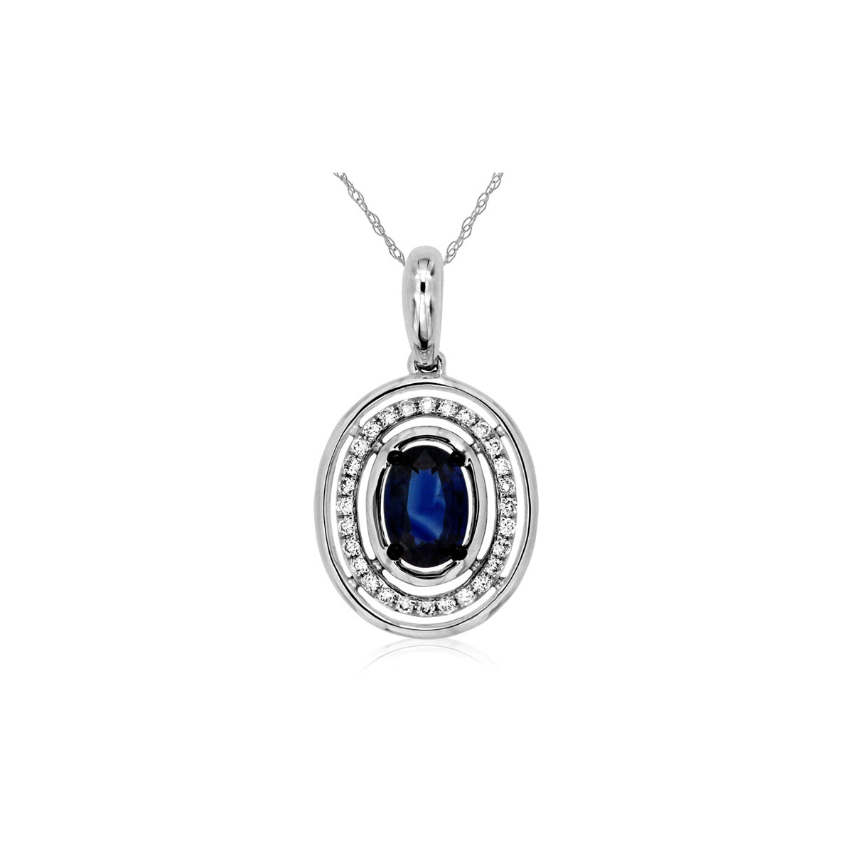 Sapphire & Diamond Pendant, Royal WC7776S