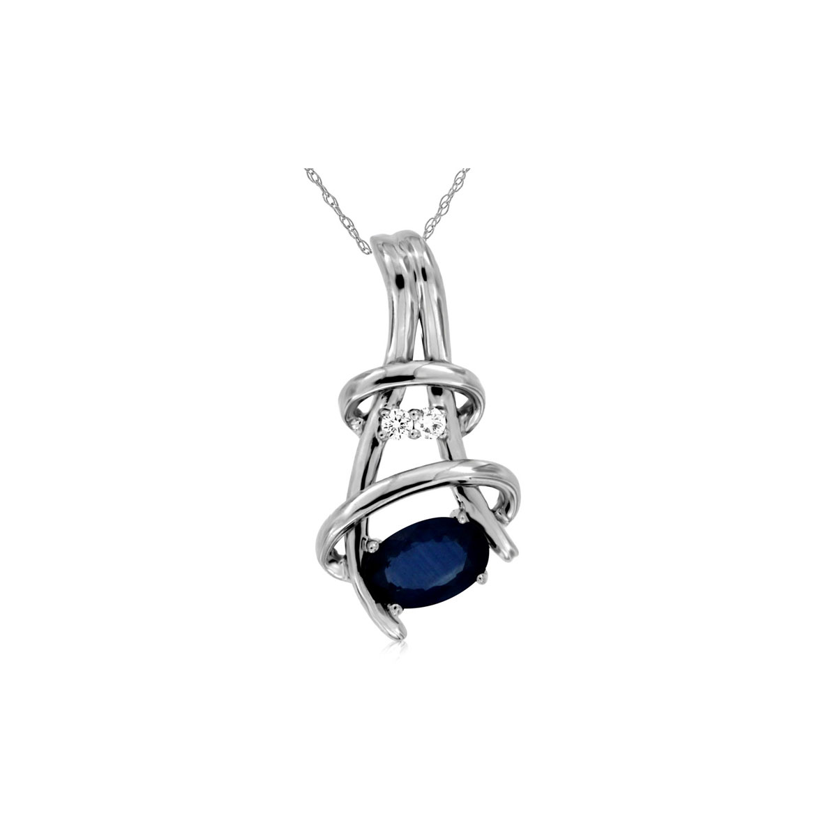 Sapphire & Diamond Pendant, Royal WC7933S