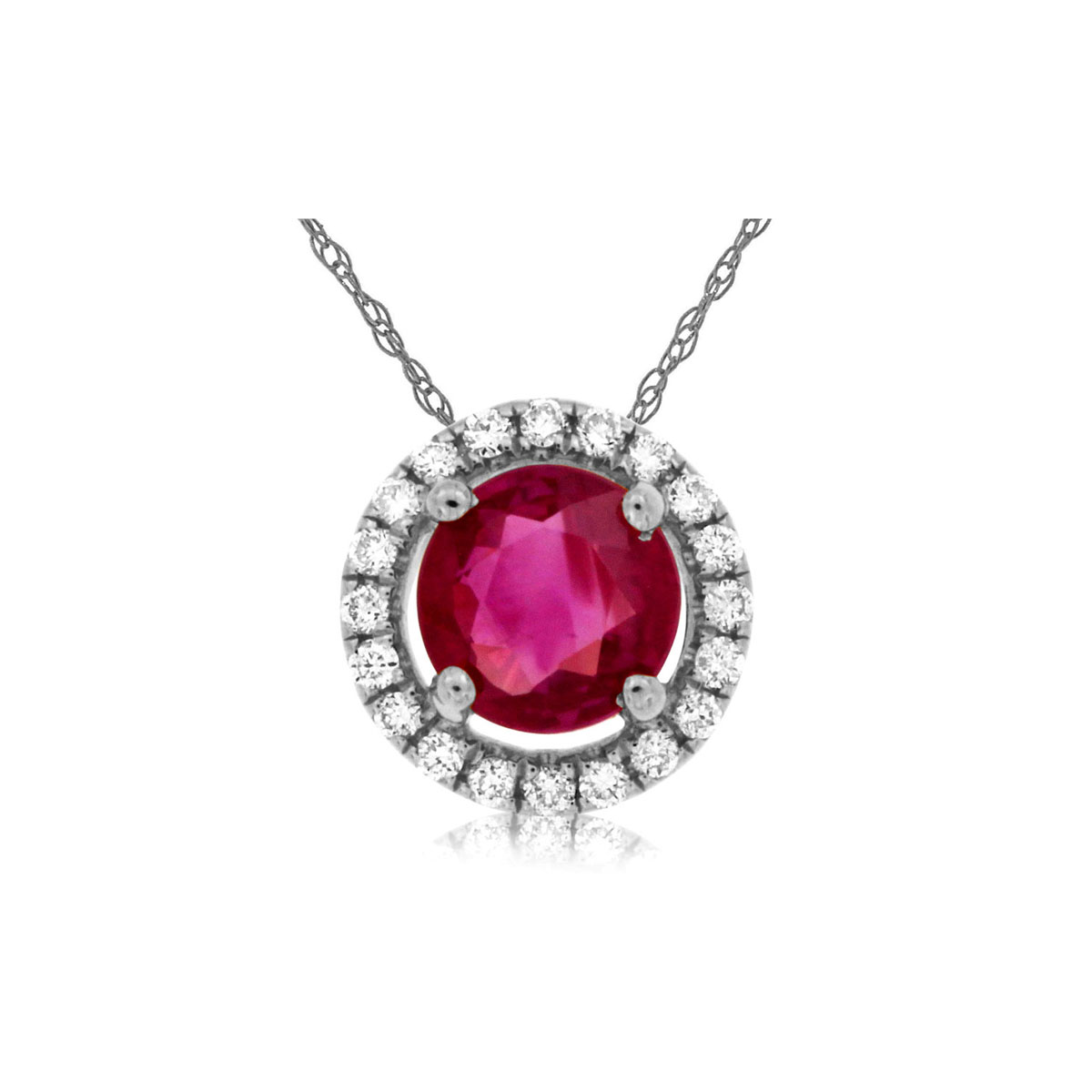 Ruby & Diamond Pendant, Royal WC7938R