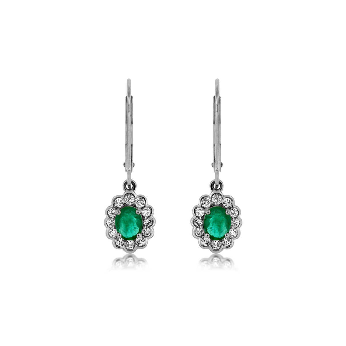 Emerald & Diamond Earring, Royal WC8236E