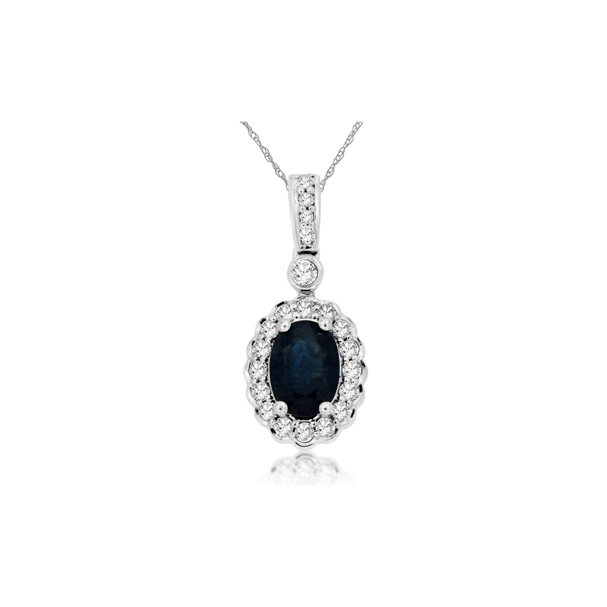 Sapphire & Diamond Pendant, Royal WC8304S