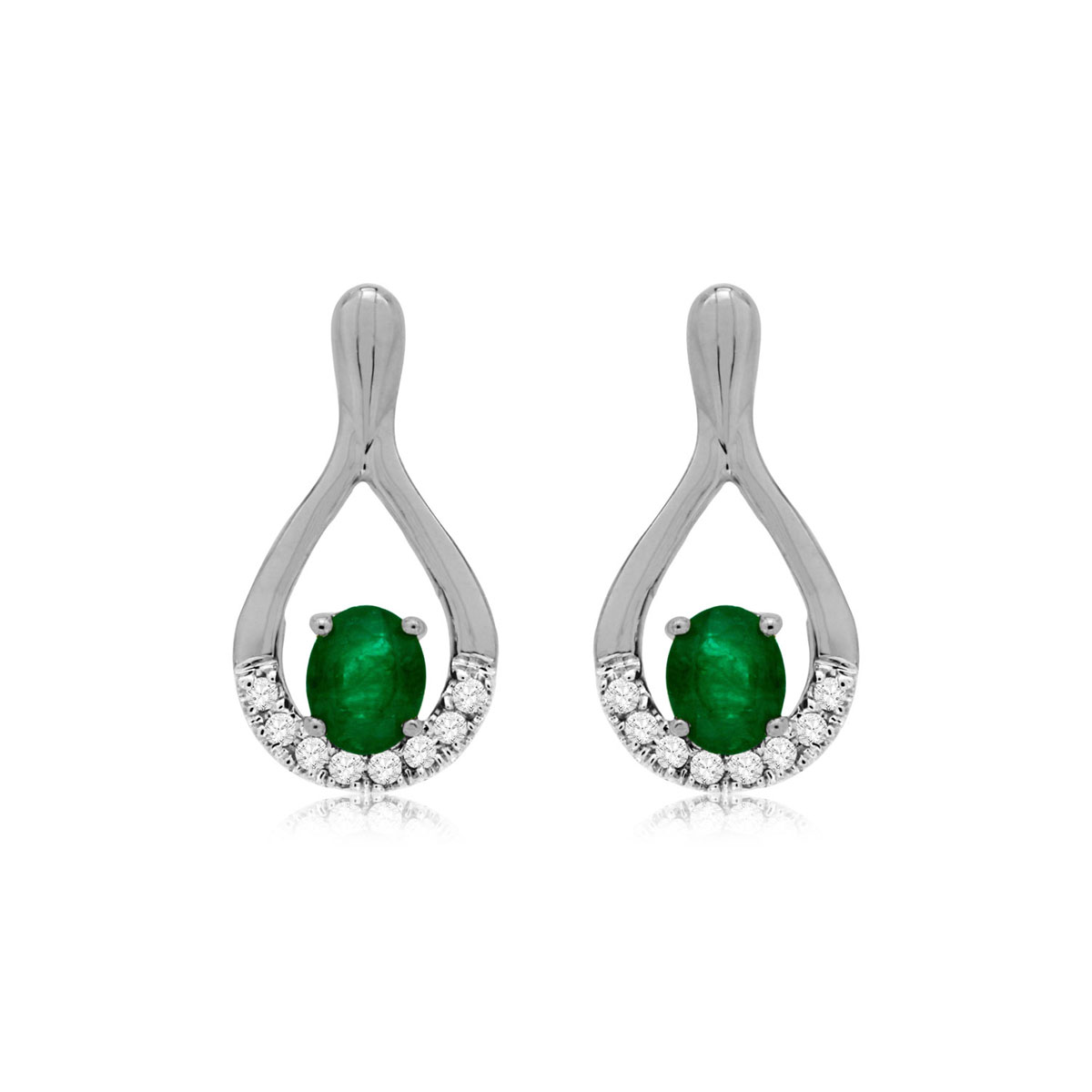 Emerald & Diamond Earring, Royal WE3889E