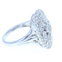 Vintage-Look Diamond Ring 14 KT