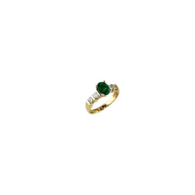 Emerald & Diamond Ring, Royal 3631EM