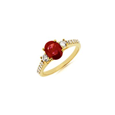 Ruby & Diamond Ring, Royal 3834RB