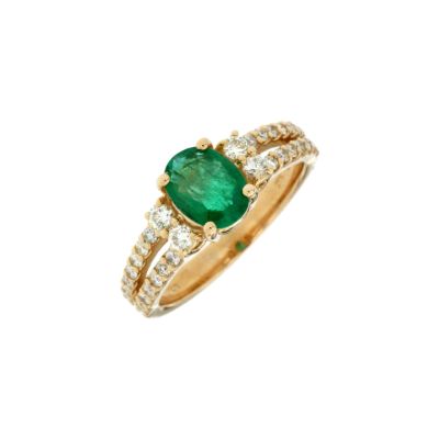 Emerald & Diamond Ring, Royal 3881EM