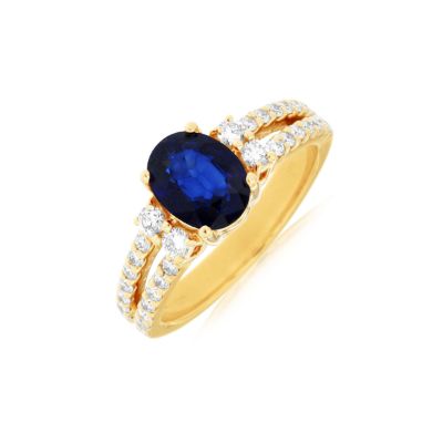 Sapphire & Diamond Ring, Royal 3881SP