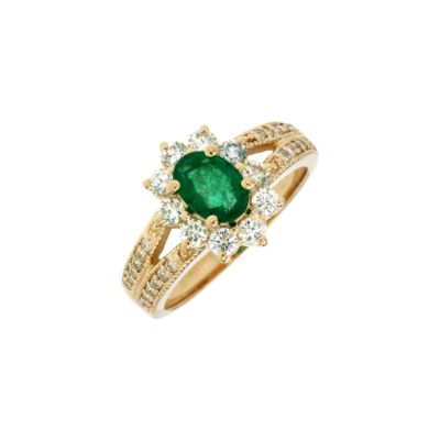 Emerald & Diamond Ring, Royal 3884EM