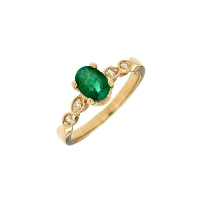 Emerald & Diamond Ring, Royal 3886EM
