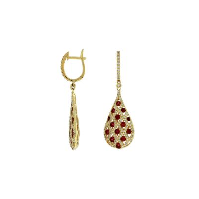Ruby & Diamond Earring, Royal C5394R