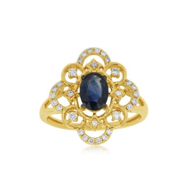 Sapphire & Diamond Ring, Royal C7763SP