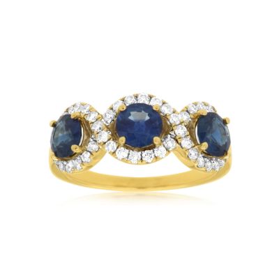 Sapphire & Diamond Ring, Royal C7920SP