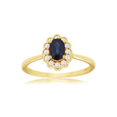 Sapphire & Diamond Ring, Royal C8249SP