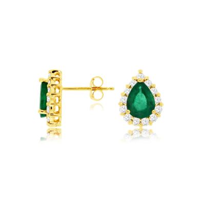 Emerald & Diamond Earring, Royal E3826EM