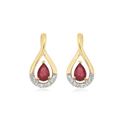 Ruby & Diamond Earring, Royal E3861RB