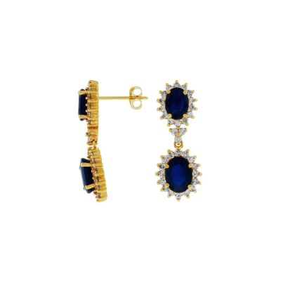 Sapphire & Diamond Earring, Royal E3864SP