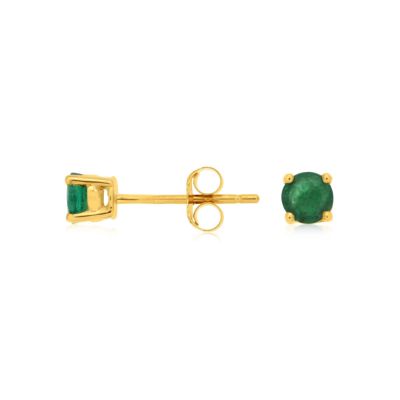 Emerald Studs, Royal E3873EM