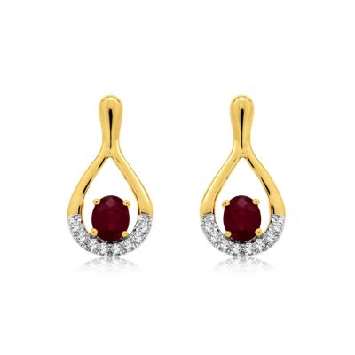Ruby & Diamond Earring, Royal E3889RB