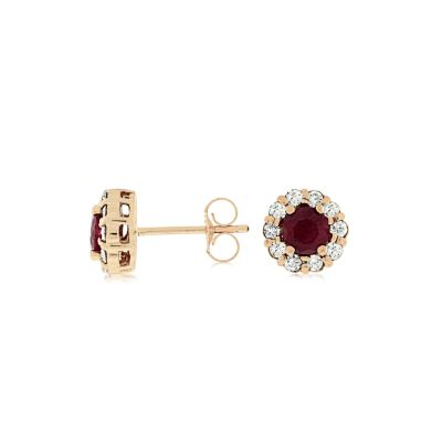 Ruby & Diamond Earring, Royal PE3762R