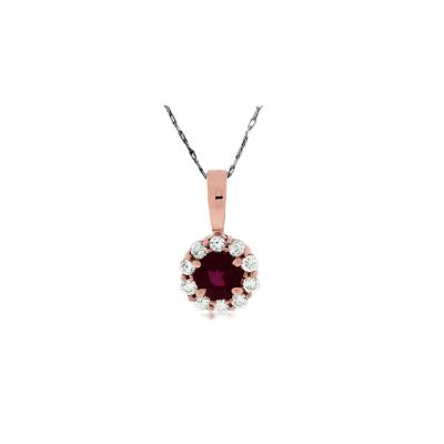 Ruby & Diamond Pendant, Royal PP3762R