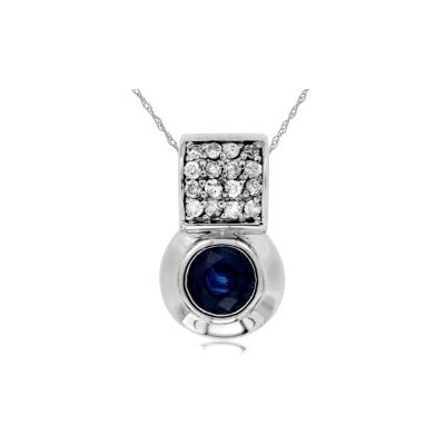 Sapphire & Diamond Pendant, Royal W3382SP