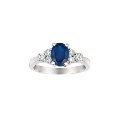 Sapphire & Diamond Ring, Royal W3777SP