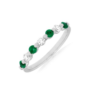 Emerald & Diamond Ring, Royal W3878EM