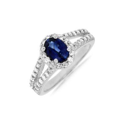 Sapphire & Diamond Ring  , Royal W3880SP