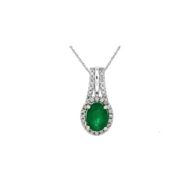 Emerald & Diamond Pendant, Royal WC6327E