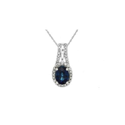 Sapphire & Diamond Pendant, Royal WC6327S