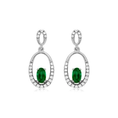 Emerald & Diamond Earring, Royal WC6970E