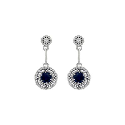 Sapphire & Diamond Earring, Royal WC7011S