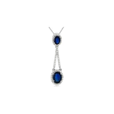 Sapphire & Diamond Pendant, Royal WC7161S