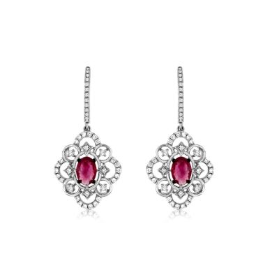 Ruby & Diamond Earring, Royal WC7764R