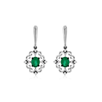 Emerald & Diamond Earring, Royal WC7767E