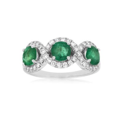 Emerald & Diamond Ring, Royal WC7920E