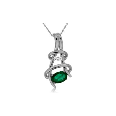 Emerald & Diamond Pendant, Royal WC7933E