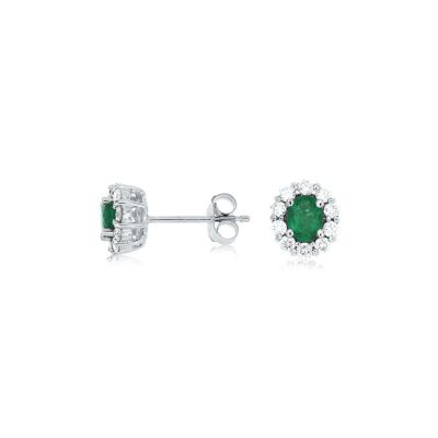 Emerald & Diamond Earring, Royal WE3789E